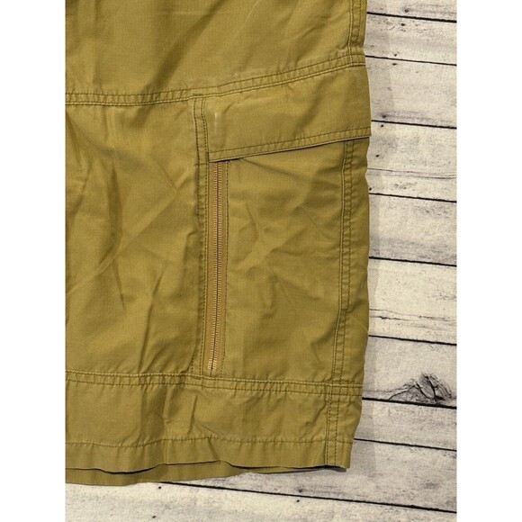 KUHL Mens Cargo Hiking Shorts Sz 36 Brown Khaki Vintage Patina Dye Trail Outdoor - Picture 6 of 16